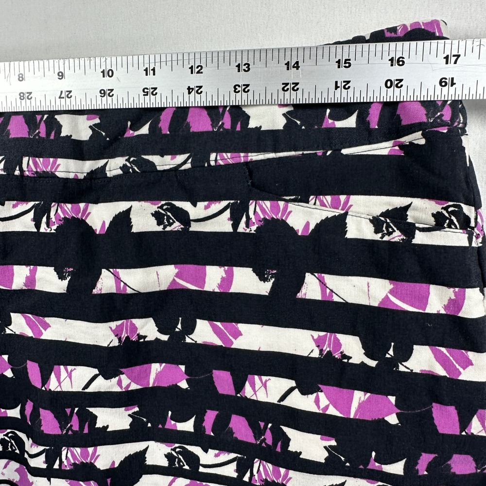 Lady Hagen Golf Skort 14 Purple Floral Striped Active Skirt Athletic Golfcore - Picture 6 of 11